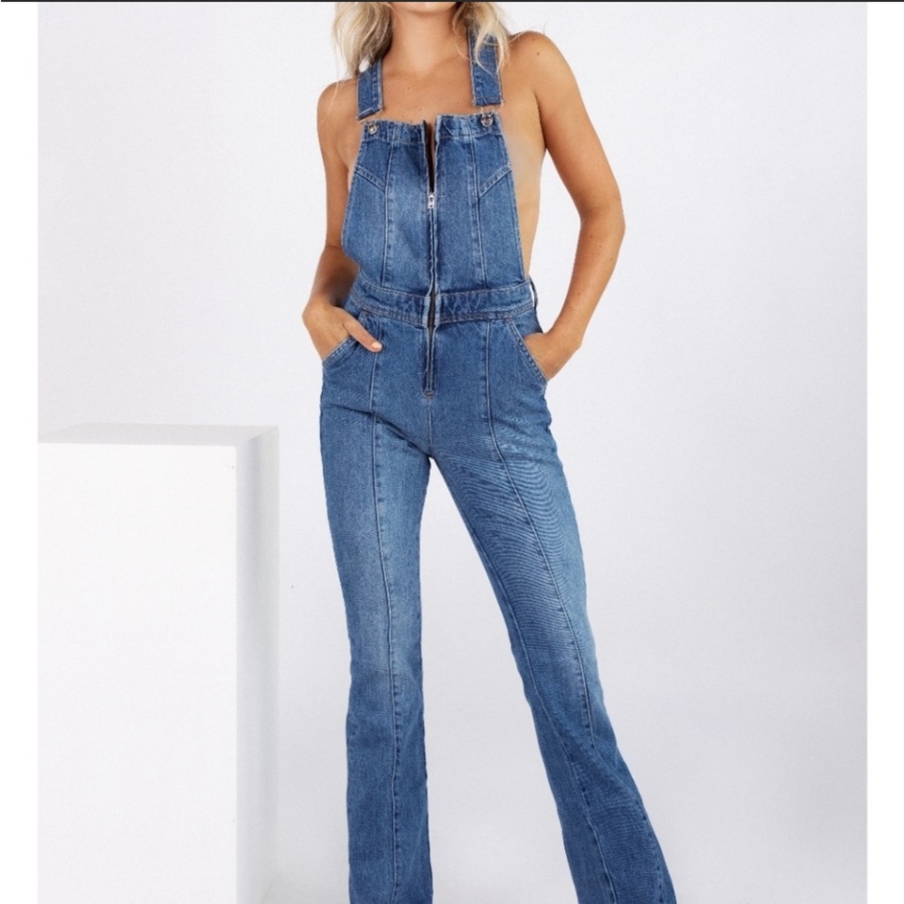Free people Camilla Overalls Slim Boot Fit XL